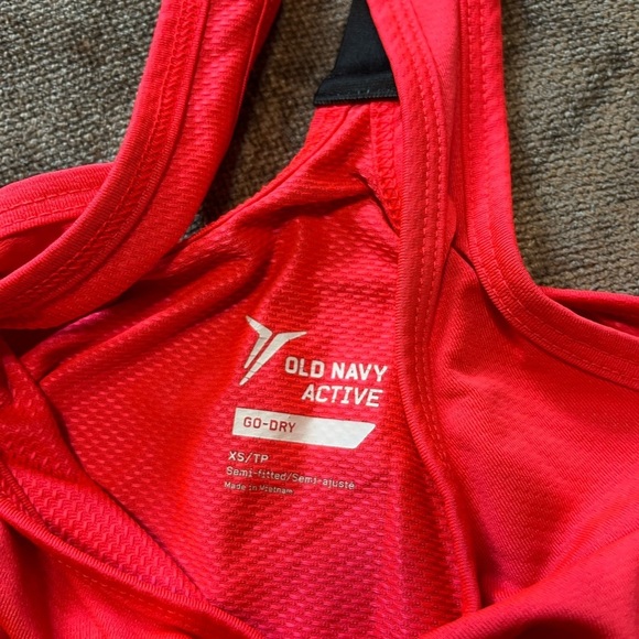 2 XS Old Navy Active Racerback Workout Tank Tops - Picture 4 of 4